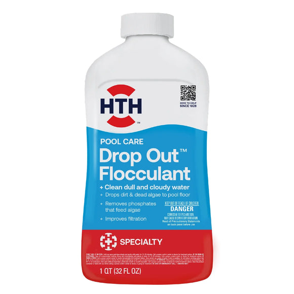 HTH® Pool Care Drop Out™ Flocculant 1 quart (1 quart)