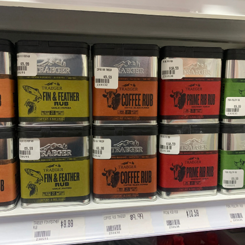 Outdoor living supplies on display inside o B'Ville Supply.