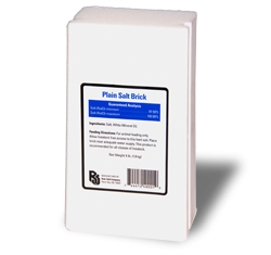 Roto Salt PLAIN WHITE SALT BRICK (4 Lb)