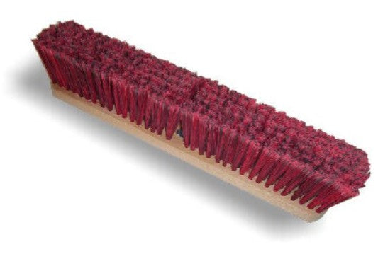 Hub City Red & Black Superfine Housekeeping Black Diamond Floor Broom