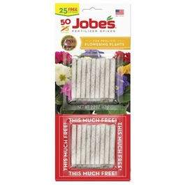 Flowering Plant Food Spikes, 10-10-4 Formula, 50-Pk.