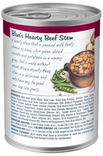 Blue Buffalo Blue's Hearty Beef Stew Canned Dog Food