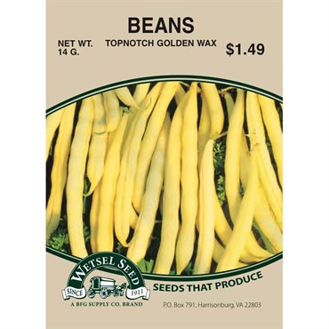 Wetsel Seed Beans - Top Notch Golden Wax (10g Packet)