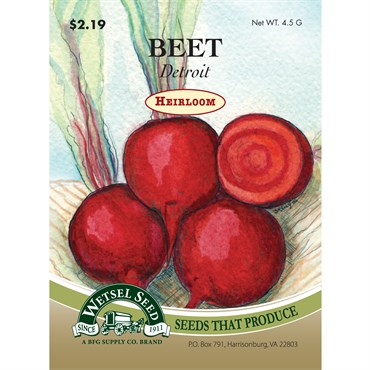 Wetsel Seed Heirloom Beet - Detroit