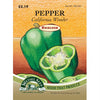 Wetsel Seed Heirloom Pepper - California Wonder