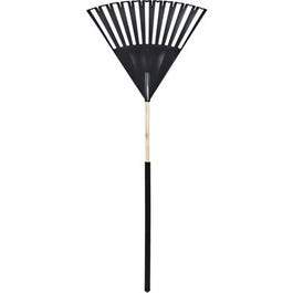 Poly Leaf Rake, 24-In., 48-In. Handle