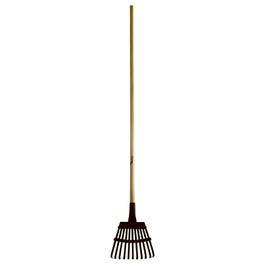 8-Inch Shrub Rake With 48-Inch Hardwood Handle