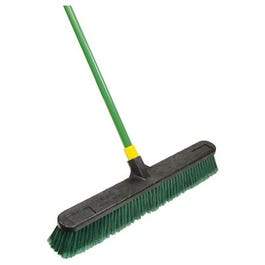 Bulldozer Push Broom, Indoor/Outdoor, Polypropylene Fibers, 24-In.