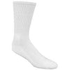 Athletic Socks, Crew, White, Men's Medium, 3-Pk.