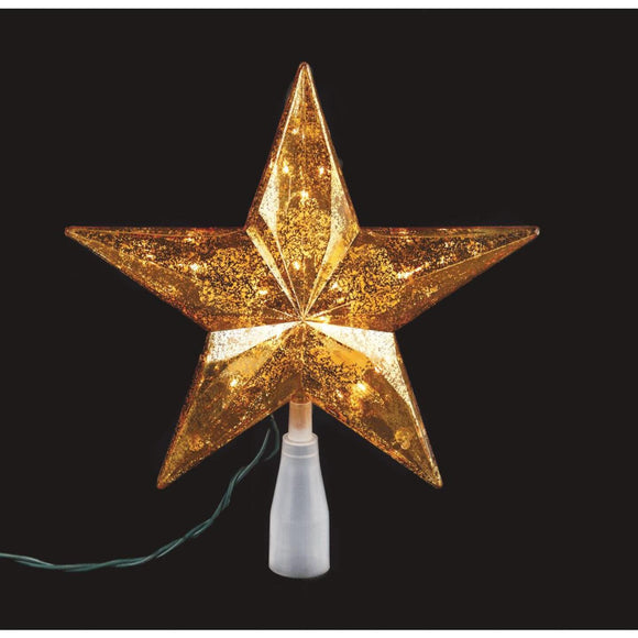 J Hofert Gold 9 In. Star Christmas Tree Topper